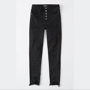 A&F Black High Rise Jeans